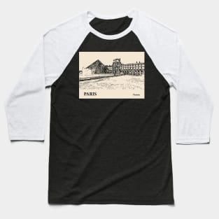 Paris - France Baseball T-Shirt